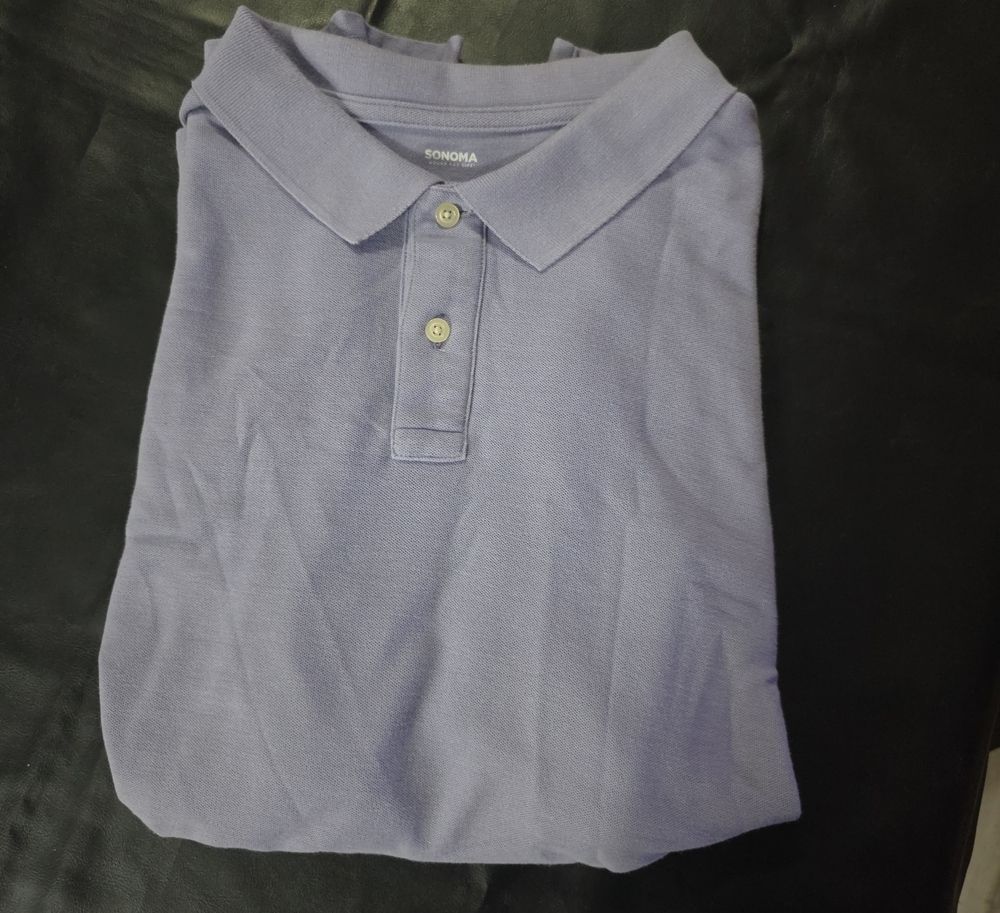 Sonoma Men's Light Lavender Polo Shirt
